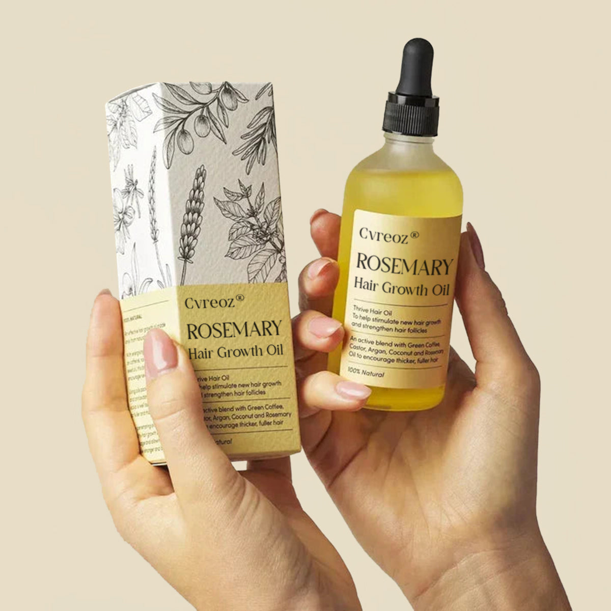 ⏰HOT DEAL: 60% OFF🔥Cvreoz® Rosemary Hair Growth Oil