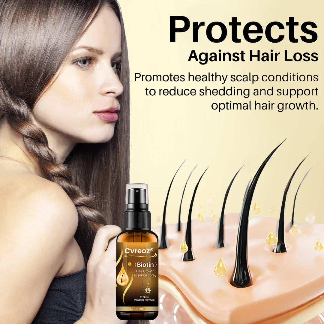 Cvreoz® Biotin Hair Growth Essence Spray🔥 Last Day Sale Off 60%🔥