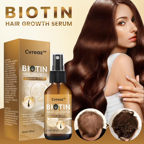 Cvreoz® Biotin Hair Growth Premium Serum - Proven and Tested by Experts! 👩⚕️
