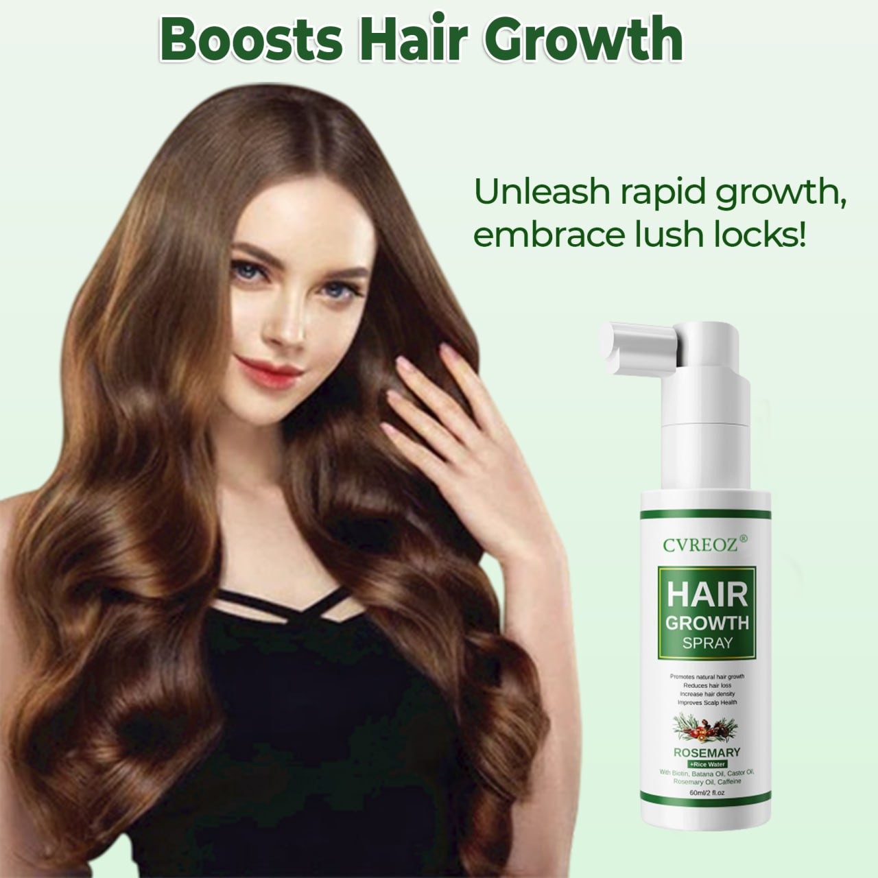 CVREOZ® Rosemary Hair Growth Spray 💥Sale Up to 60%💥