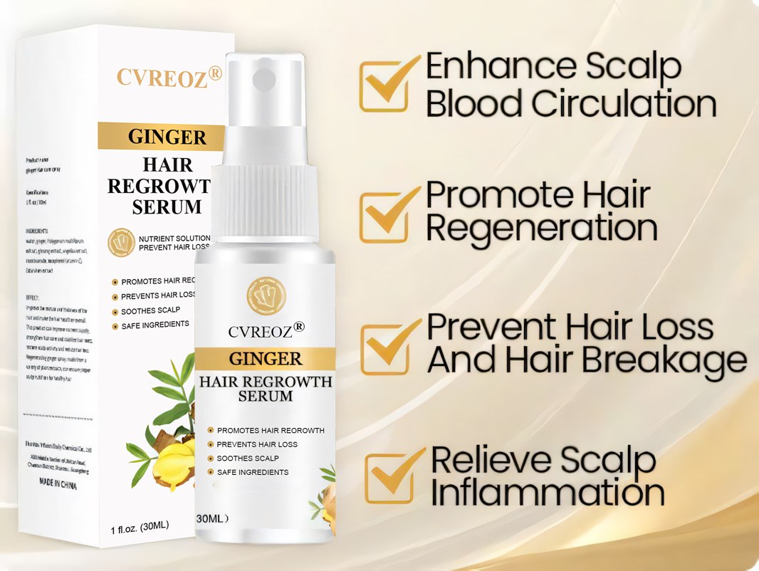 Cvreoz® Ginger Hair Regrowth Serum🔥HOT SALES 60%🔥