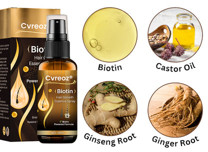 Cvreoz® Biotin Hair Growth Essence Spray🔥 Last Day Sale Off 60%🔥