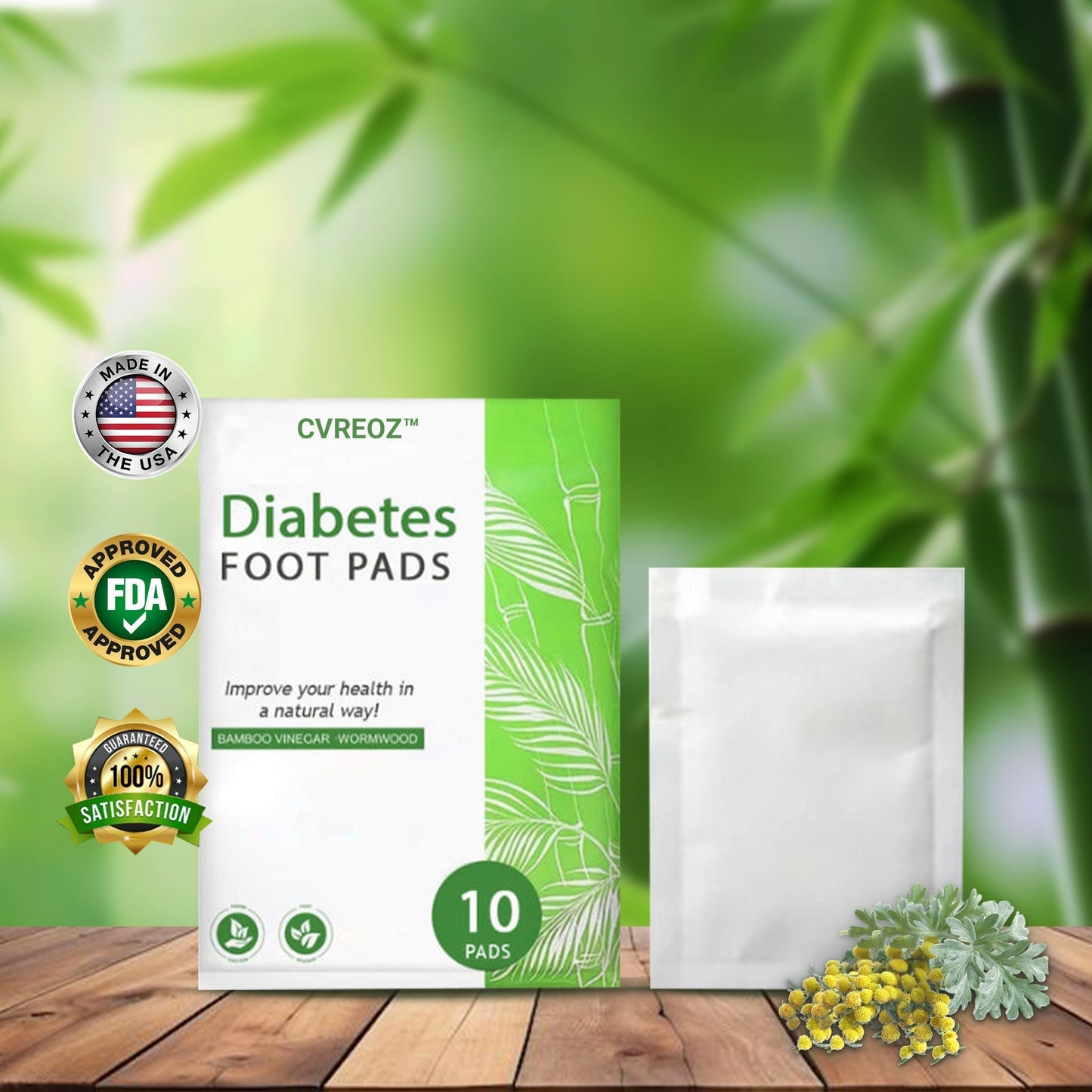 Cvreoz™ Diabetes Foot Pads 🚨 Limited Stock – Order Now! 🕒